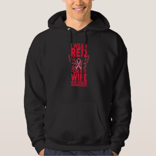 Jag Bära Red för min hjärt- och hjärtsjukdom Hoodie