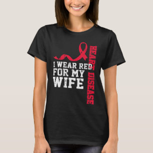 Jag Bära Red för min hjärt- och hjärtsjukdom T Shirt