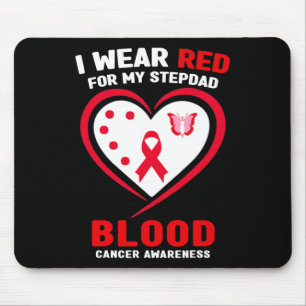 Jag Bära Red för min medvetenhet om Stepdad Blood Musmatta