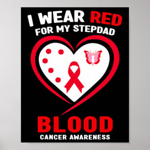 Jag Bära Red för min medvetenhet om Stepdad Blood Poster