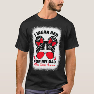 Jag Bära Red för min Pappa hjärtsjukdom T Shirt
