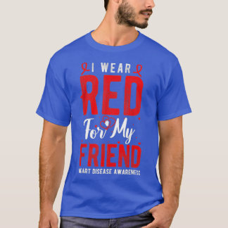 Jag Bära Red för min vänliga hjärtsjukdom T Shirt