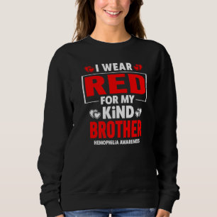 Jag Bära Red for My Brother Hemophilia Awareness T Shirt