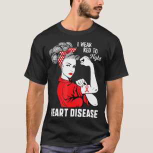 Jag Bära röd för att bekämpa hjärt- sjukdomskänsla T Shirt