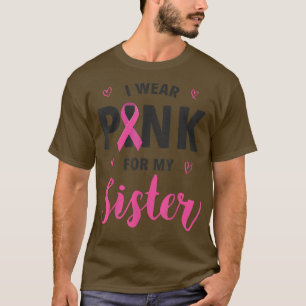 Jag Bära Rosa för min bröstcancermedvetenhet T Shirt