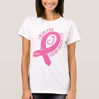 Jag Bära Rosa för min dotter T Shirt