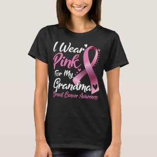 Jag Bära Rosa för min farma bröstcancermedvetenhet T Shirt