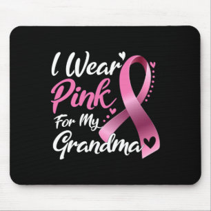 Jag Bära Rosa för min farmor Breast Cancer Awarene Musmatta
