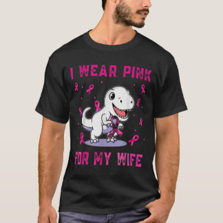 Jag Bära Rosa för min fru Breast Cancer Awareness T Shirt