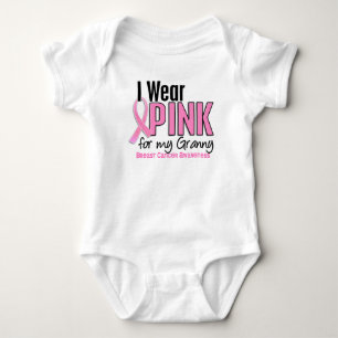 Jag Bära Rosa för min grå 10 bröstcancer Tee