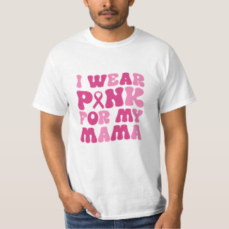Jag Bära Rosa för min Mamma Bröstcancer T-shirt
