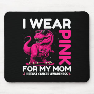 Jag Bära Rosa för min Mamma bröstcancermedvetenhet Musmatta
