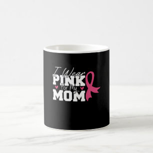 Jag Bära Rosa för min medvetenhet om bröstcancer i Kaffemugg