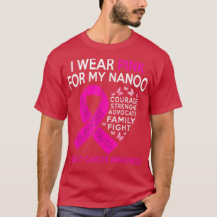 Jag Bära Rosa för min medvetenhet om bröstcancer i T Shirt