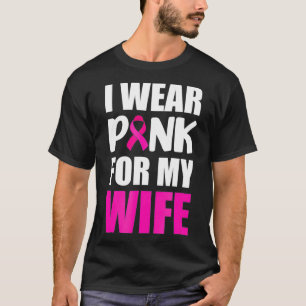 Jag Bära Rosa för min Rosa Ribbon Breast Cancer T Shirt