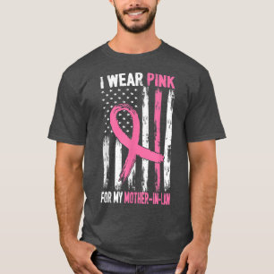 Jag Bära Rosa för min Svärmor bröstcancer Awa T Shirt