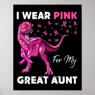 Jag Bära Rosa för min Underbara bröstcancer i Most Poster