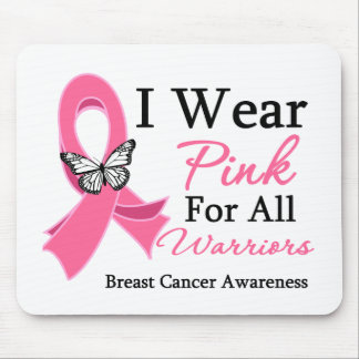 Jag Bära Rosa Ribbon for All Warriers Breast Cance Musmatta