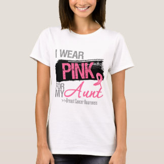 Jag Bära Rosa Ribbon for My Moster Breast Cancer Tee Shirt