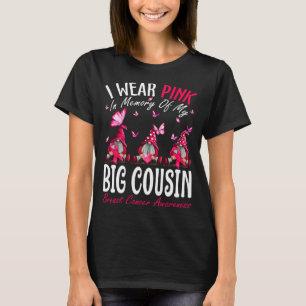 Jag Bära Rosa till minne av min stora kusin-bröst T Shirt