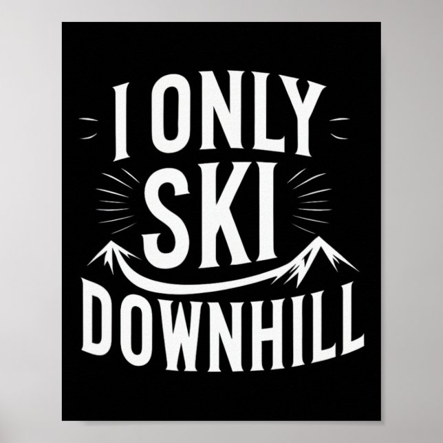 Jag bara skidlippare, nuklebkort poster (Framsidan)