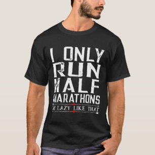 Jag bara Springa halv maratons Rolig tröja för fli
