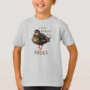 Jag bara Verkligen Ankor Kids T-Shirt