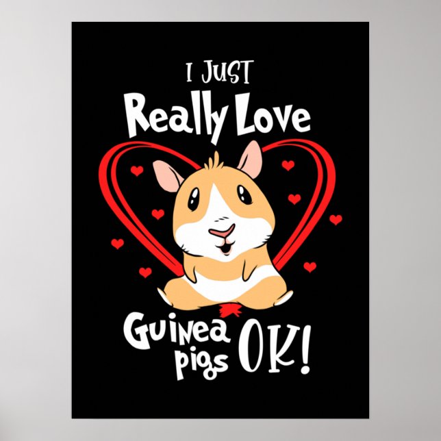 Jag bara Verkligen Guinea-Grisar Poster (Framsidan)