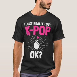Jag bara verkligen k-pop Sydkorea T Shirt