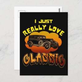 Jag bara verkligen kärlek Classic Vykort