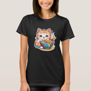 Jag bara Verkligen Kärlek Ramen Kitten Tshirt T Shirt