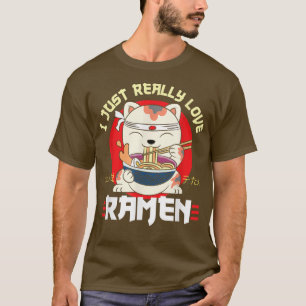 Jag bara Verkligen Kärlek Ramen Ramen Fläkt T Shirt