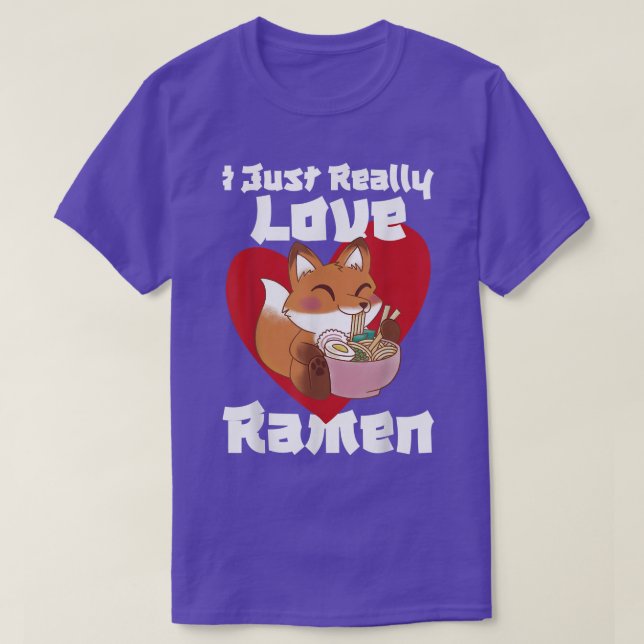 Jag bara Verkligen Kärlek Ramen  T Shirt (Design framsida)