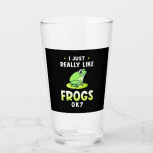 Jag bara Verkligen Likes Frogs Glaskopp