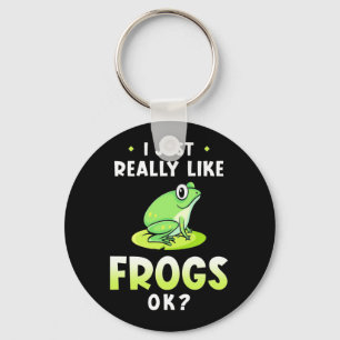 Jag bara Verkligen Likes Frogs Nyckelring