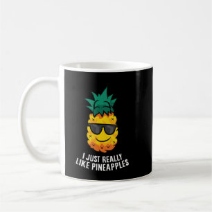 Jag bara Verkligen som ananas Cute Pineale Summe Kaffemugg