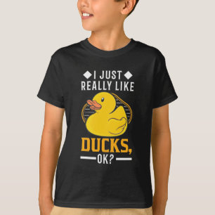 Jag bara Verkligen som Anka T Shirt