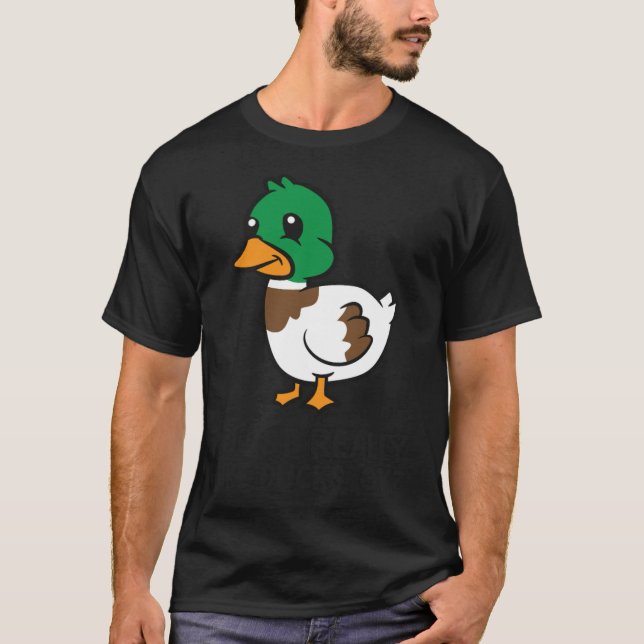 Jag bara Verkligen som Ankor ankor T Shirt (Framsida)
