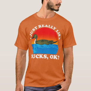 Jag bara verkligen som ankor ok t shirt