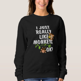 Jag bara Verkligen som apor. T Shirt