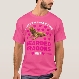 Jag bara Verkligen som beströdda drakar T Shirt