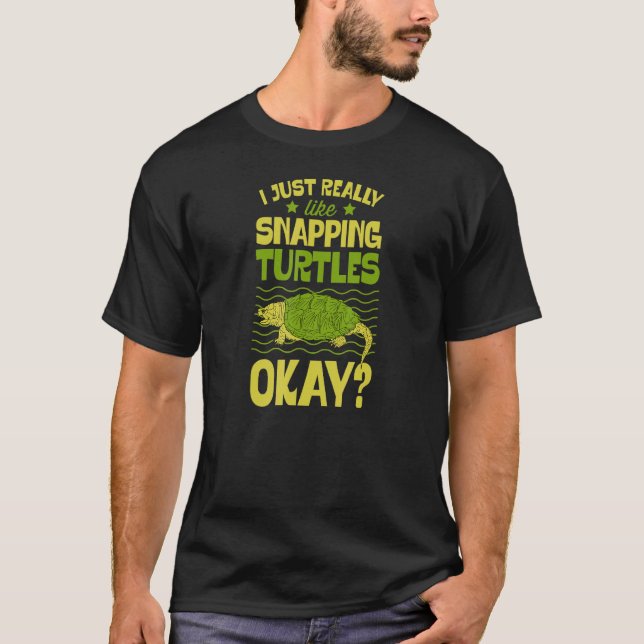 Jag bara Verkligen som boxturtles T Shirt (Framsida)