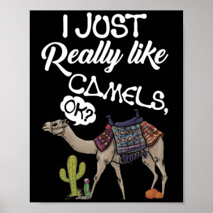 Jag bara Verkligen som Camels OK Camel Poster