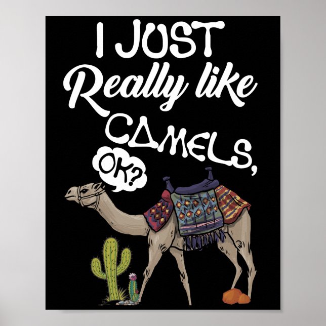 Jag bara Verkligen som Camels OK Camel Poster (Framsidan)