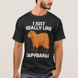 Jag bara Verkligen som Capybaras Cute Capybara Vat T Shirt