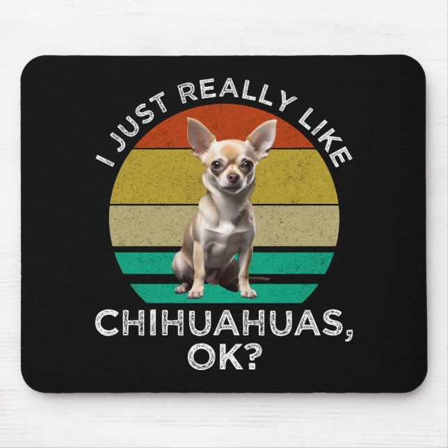 Jag bara Verkligen som Chihuahuas. Musmatta (Framsidan)