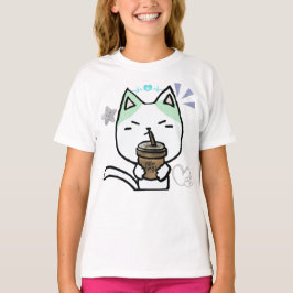 Jag bara Verkligen som Coffee OK Cute Cat T Shirt