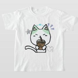Jag bara Verkligen som Coffee OK Cute Cat T Shirt