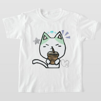 Jag bara Verkligen som Coffee OK Cute Cat T Shirt