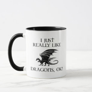 Jag bara Verkligen som Dragons. Mugg